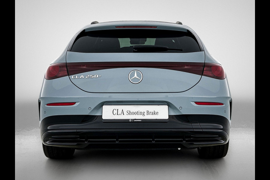 Mercedes-Benz CLA-Klasse Shooting Brake 250+ Business Solution AMG 85 kWh | Nightpakket | Trekhaak | Vast panoramadak | 18 inch vijfspaaks lichtmetalen AMG-velgen | URBAN GUARD | Massagefunctie | Sierdelen in openporig bruin eikenhout |