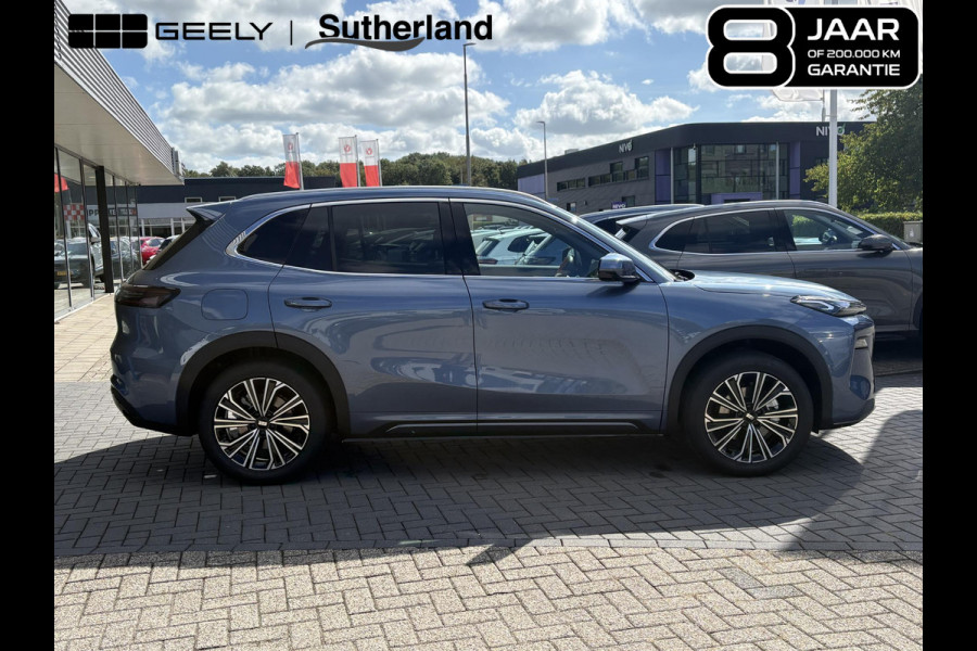 GEELY Starray EM-i 1.5 Max+ 262 PK | Panoramadak | Stoelverwarming & verkoeling | 136Km elektrisch bereik | 360 Camera | Achterbank verwarmd | Parkeersensoren | 19 Inch LMV |
