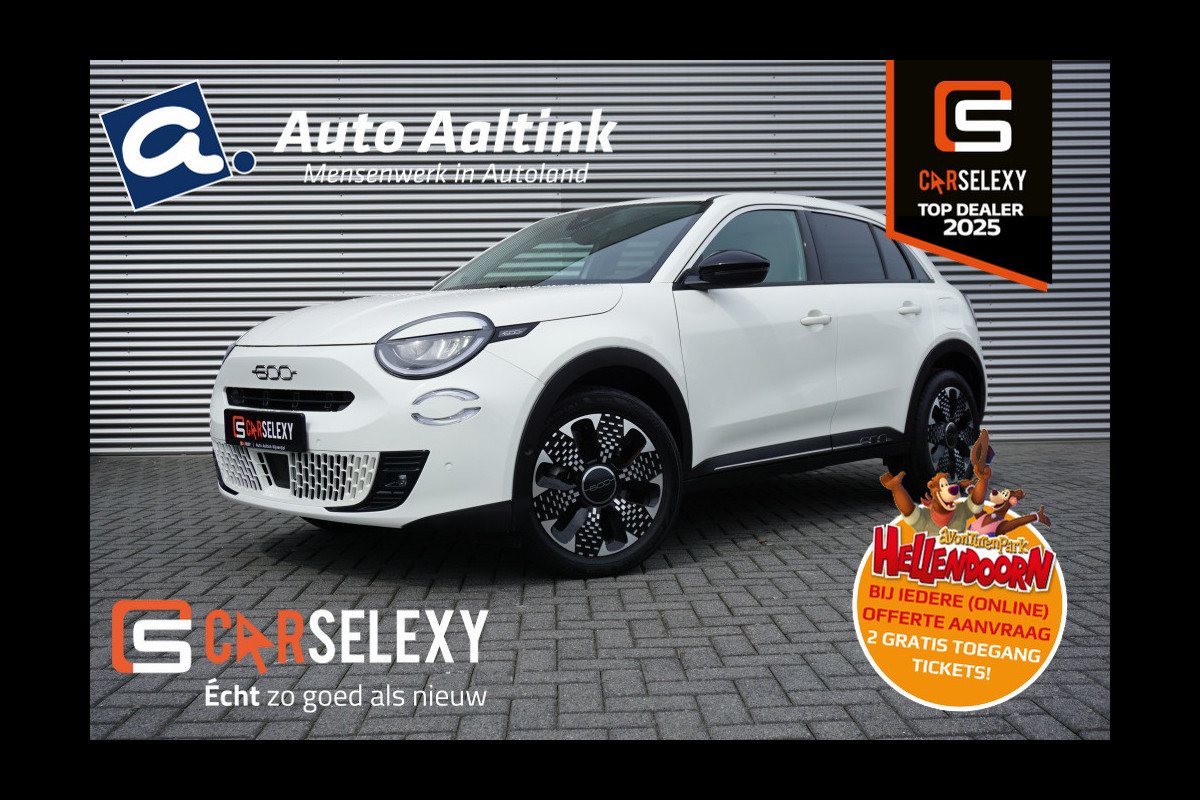 Fiat 600 Hybrid La Prima Automaat LEDER | CLIMA | MASSAGE | MEEST LUXE!