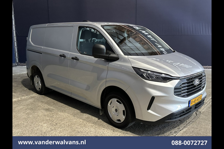 Ford Transit Custom 2.0 TDCI 136pk L1H1 Euro6 Airco | Navigatie | LED | Apple Carplay | Adaptieve Cruisecontrol | Leder Stuur Android Auto, Verwarmde voorruit, Stoelverwarming, Parkeersensoren, Bijrijdersbank, 2590kg trekvermogen