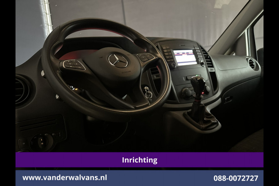 Mercedes-Benz Vito 114 CDI 136pk RWD L2H1 Inrichting Euro6 Airco | Camera | Navigatie | Cruisecontrol | Trekhaak Bijrijdersbank, Achterklep