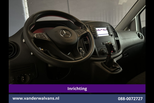 Mercedes-Benz Vito 114 CDI 136pk RWD L2H1 Inrichting Euro6 Airco | Camera | Navigatie | Cruisecontrol | Trekhaak Bijrijdersbank, Achterklep
