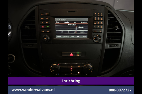 Mercedes-Benz Vito 114 CDI 136pk RWD L2H1 Inrichting Euro6 Airco | Camera | Navigatie | Cruisecontrol | Trekhaak Bijrijdersbank, Achterklep