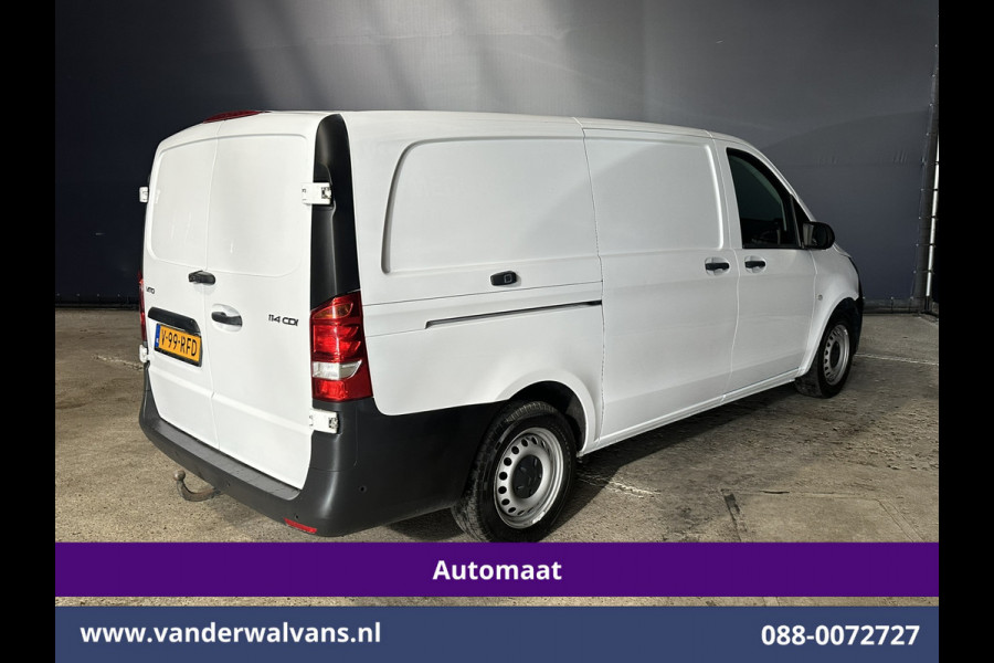 Mercedes-Benz Vito 114 CDI 136pk 9G-Tronic Automaat L2H1 Inrichting Euro6 Airco | Camera | Navigatie | Apple Carplay Android Auto, Cruisecontrol, Trekhaak, Parkeersensoren, Bijrijdersbank