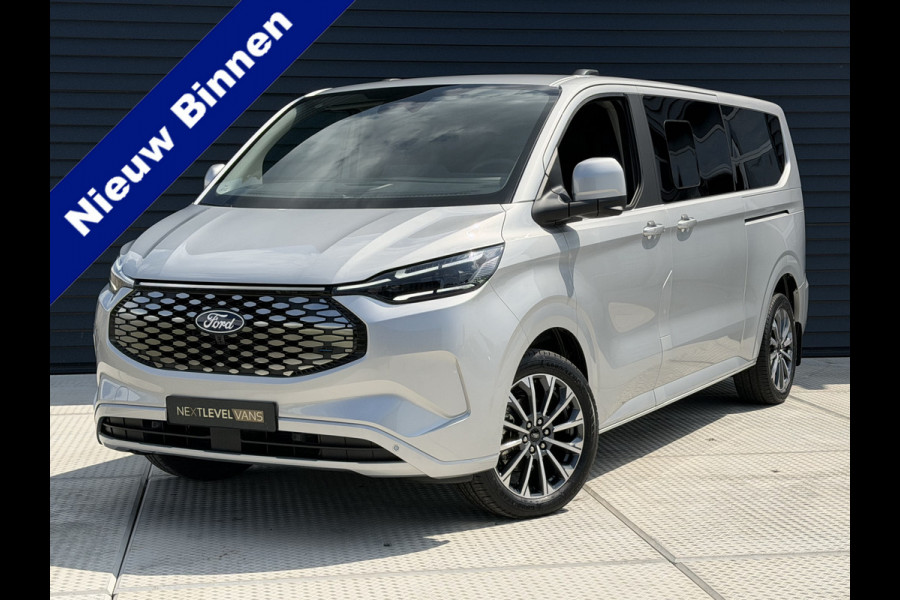 Ford e-Transit Custom Tourneo 340 L2H1 Titanium 65 kWh | 360 Camera | Leder | 8 -persoons | prijs ex BTW