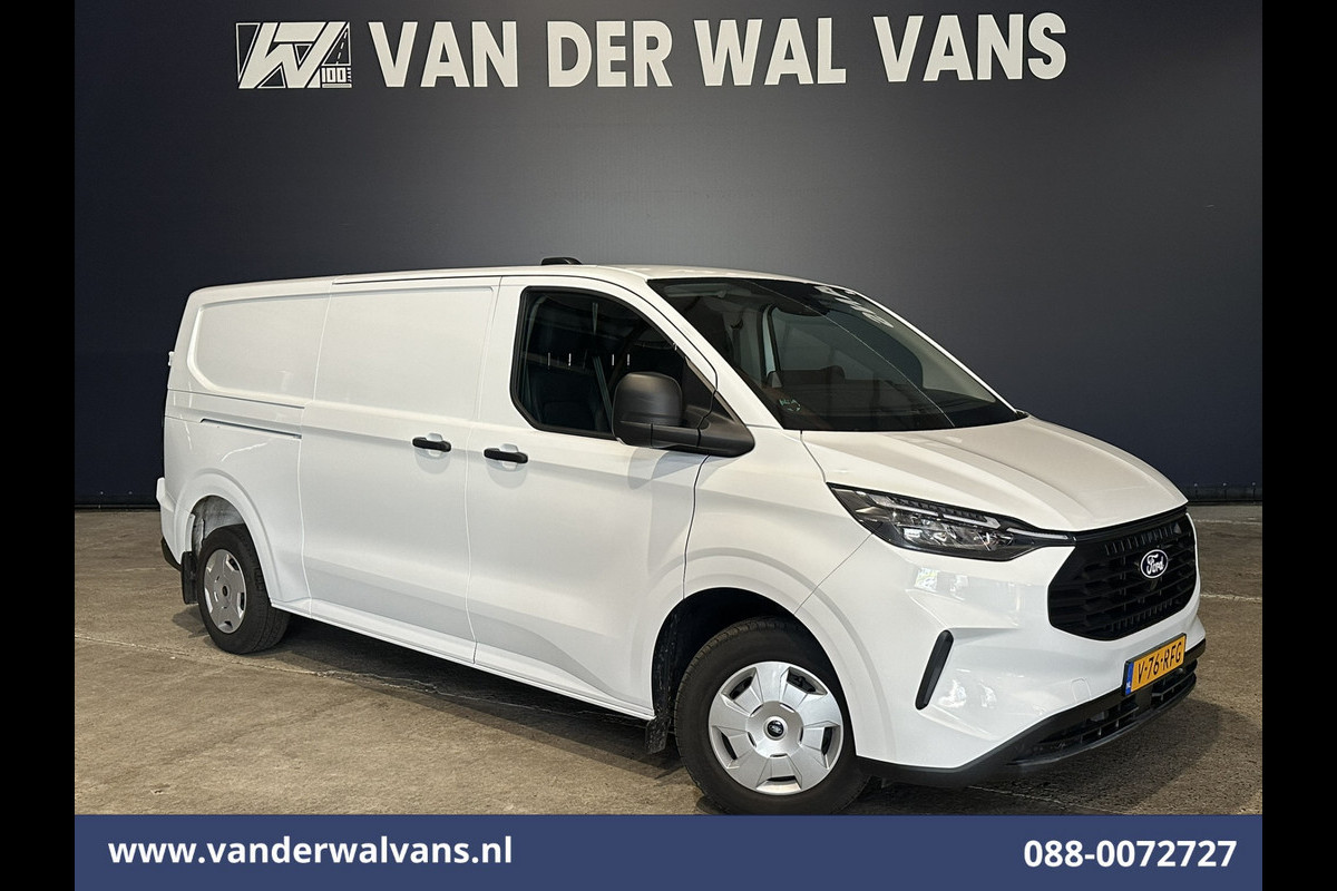 Ford Transit Custom 2.0 TDCI 136pk L2H1 Euro6 Airco | Camera | Apple Carplay | LED | Cruisecontrol | Leder Android Auto, Verwarmde voorruit, Parkeersensoren, Bijrijdersbank, 2740kg trekvermogen