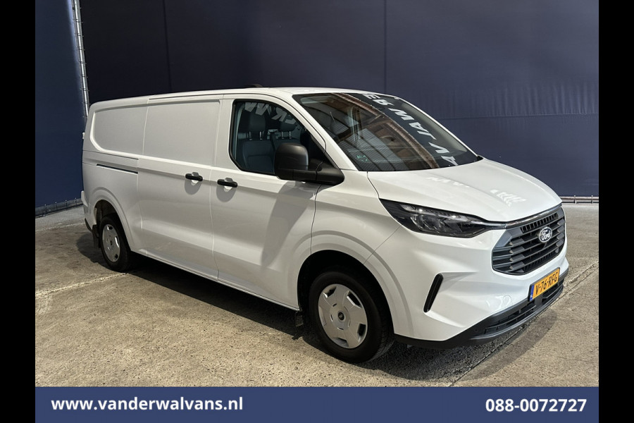 Ford Transit Custom 2.0 TDCI 136pk L2H1 Euro6 Airco | Camera | Apple Carplay | LED | Cruisecontrol | Leder Android Auto, Verwarmde voorruit, Parkeersensoren, Bijrijdersbank, 2740kg trekvermogen