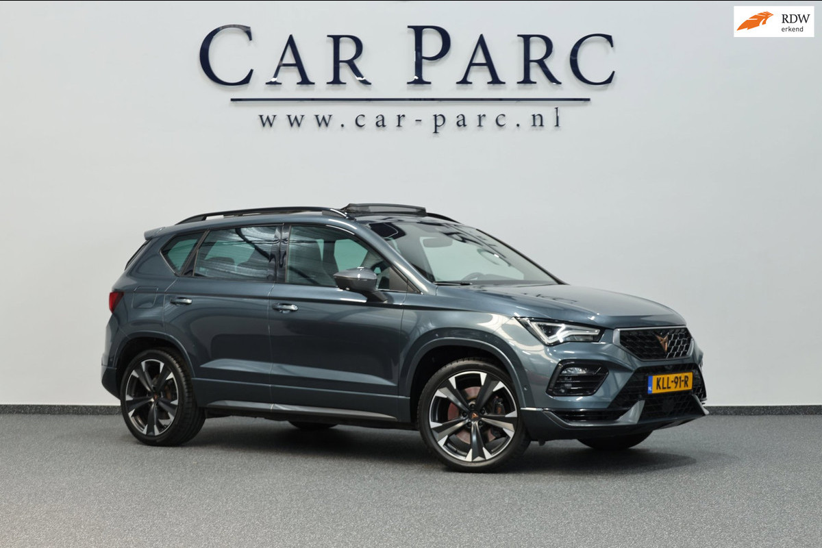 CUPRA Ateca 2.0 TSI 4DRIVE 300+PK FACELIFT/VIRTUAL/SFEER/BEATS/PANO/KUIP+ALCANTARA+S.VERWARMING/19" LMV/CAM/ACC/12 MDN GARANTIE!