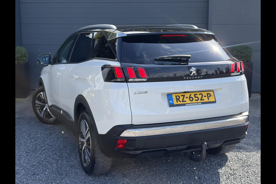 Peugeot 3008 1.2 PureTech Allure ✓1e Eigenaar✓D-riem vv 2024✓360° Camera✓Navi✓Trekhaak✓Carplay✓131pk✓Dealer Onderhouden✓Keyless✓Memory stoelen✓Halfleder✓Pdc V+A✓Stoelverw✓Dodehoeksensor✓17''Lm velgen✓N.A.P✓Apk tot 03-2027