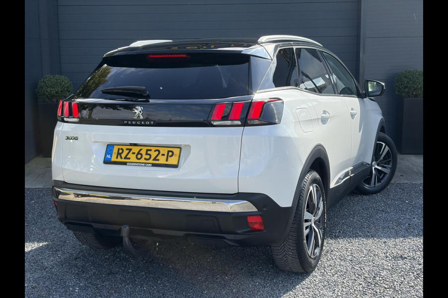 Peugeot 3008 1.2 PureTech Allure ✓1e Eigenaar✓D-riem vv 2024✓360° Camera✓Navi✓Trekhaak✓Carplay✓131pk✓Dealer Onderhouden✓Keyless✓Memory stoelen✓Halfleder✓Pdc V+A✓Stoelverw✓Dodehoeksensor✓17''Lm velgen✓N.A.P✓Apk tot 03-2027
