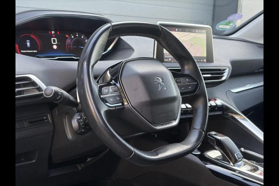 Peugeot 3008 1.2 PureTech Allure ✓1e Eigenaar✓D-riem vv 2024✓360° Camera✓Navi✓Trekhaak✓Carplay✓131pk✓Dealer Onderhouden✓Keyless✓Memory stoelen✓Halfleder✓Pdc V+A✓Stoelverw✓Dodehoeksensor✓17''Lm velgen✓N.A.P✓Apk tot 03-2027