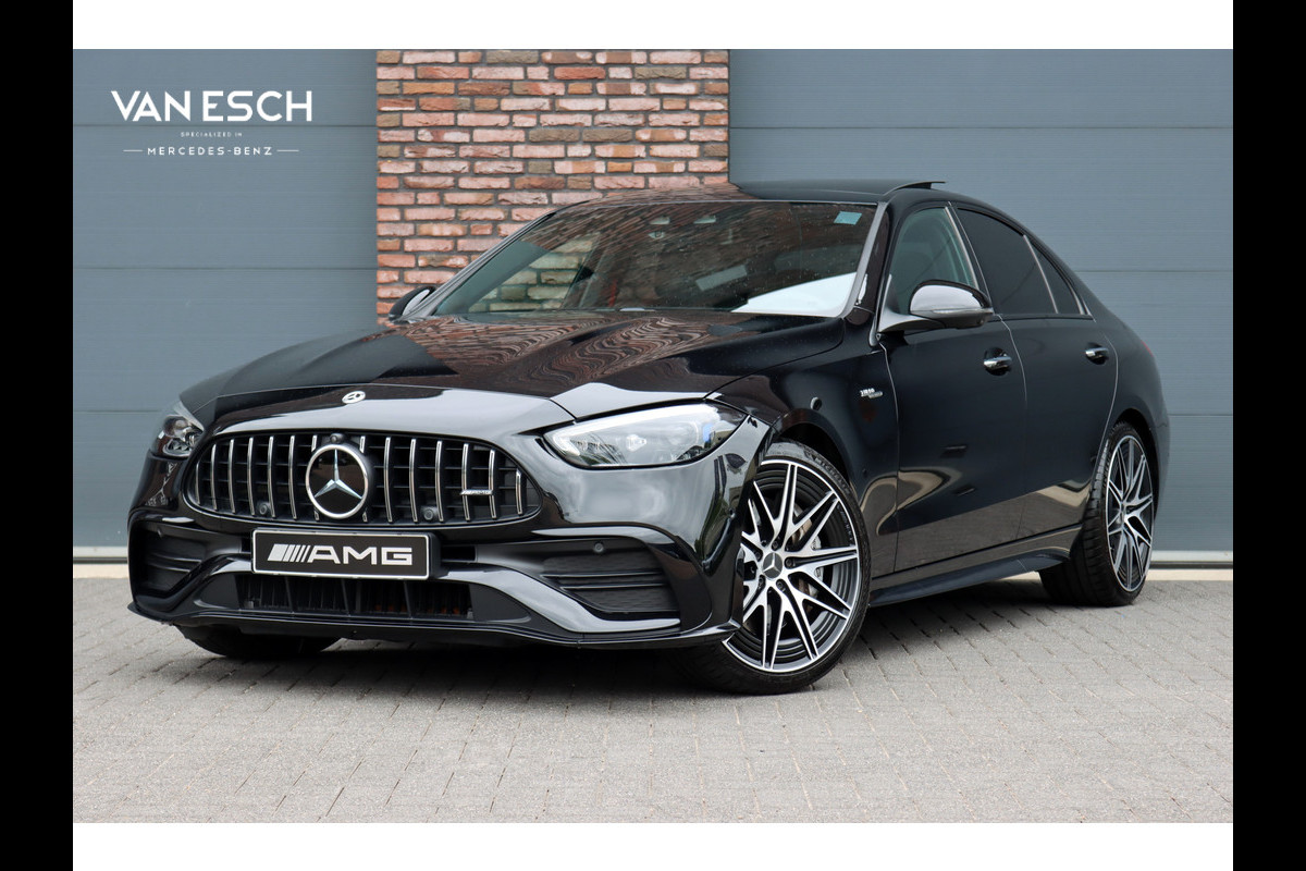 Mercedes-Benz C-Klasse AMG 43 4MATIC | 408pk | Achterasbesturing | Distronic+ | Carbon | Panoramadak | Sportpakket | HUD | Surround Camera | Digital Light | Burmester |  Luchtkwaliteitspakket |