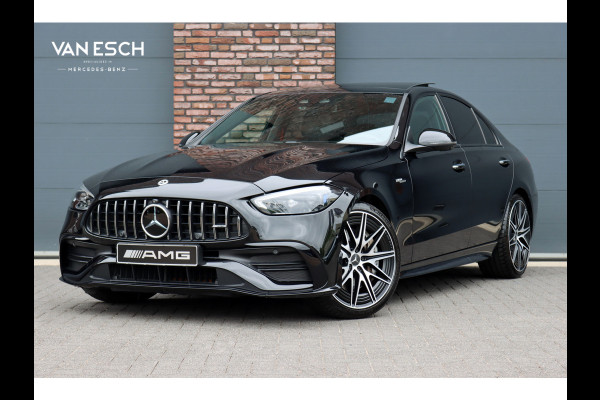Mercedes-Benz C-Klasse AMG 43 4MATIC | 408pk | Achterasbesturing | Distronic+ | Carbon | Panoramadak | Sportpakket | HUD | Surround Camera | Digital Light | Burmester |  Luchtkwaliteitspakket |