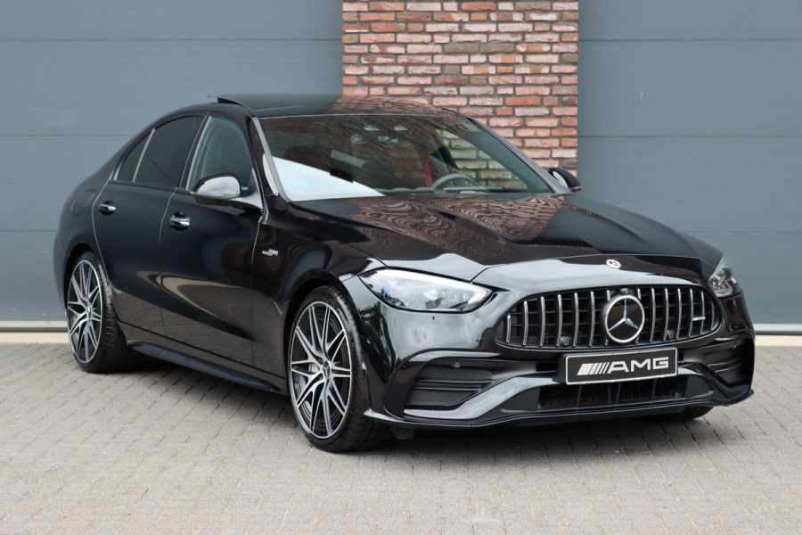 Mercedes-Benz C-Klasse AMG 43 4MATIC | 408pk | Achterasbesturing | Distronic+ | Carbon | Panoramadak | Sportpakket | HUD | Surround Camera | Digital Light | Burmester |  Luchtkwaliteitspakket |