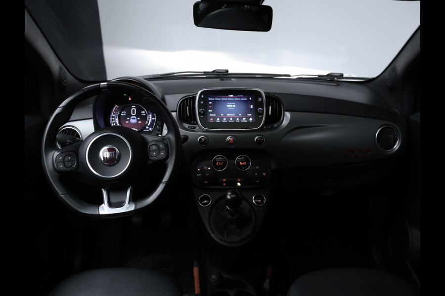 Fiat 500 1.0 Hybrid Sport (SCHUIFDAK,APPLECARPLAY,NAVI,PDC,DIGITAL COCKPIT,CLIMATE,CRUISE,LED,SPORTSTOELEN,LM VELGEN,NETTE STAAT)