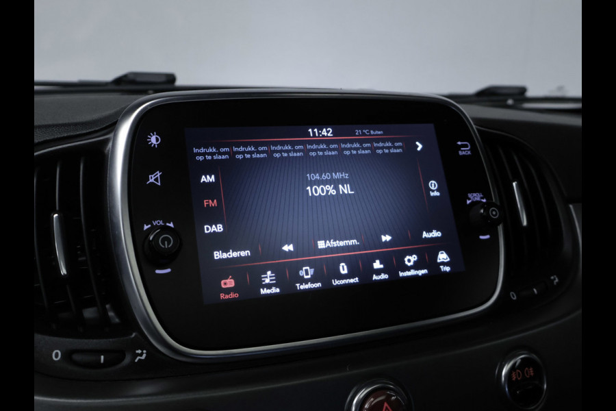 Fiat 500 1.0 Hybrid Sport (SCHUIFDAK,APPLECARPLAY,NAVI,PDC,DIGITAL COCKPIT,CLIMATE,CRUISE,LED,SPORTSTOELEN,LM VELGEN,NETTE STAAT)