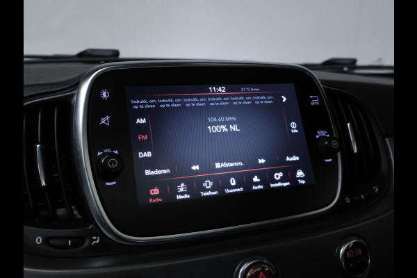 Fiat 500 1.0 Hybrid Sport (SCHUIFDAK,APPLECARPLAY,NAVI,PDC,DIGITAL COCKPIT,CLIMATE,CRUISE,LED,SPORTSTOELEN,LM VELGEN,NETTE STAAT)