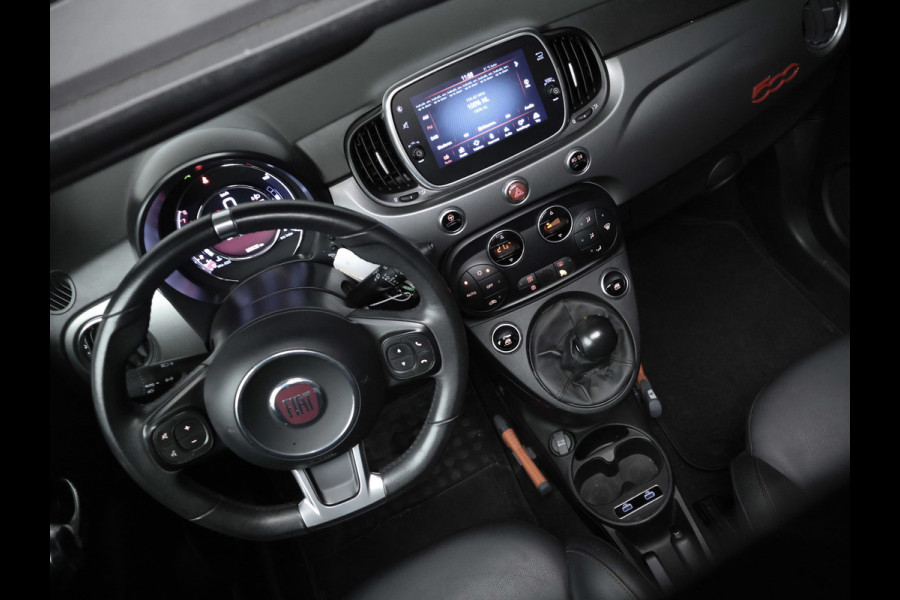 Fiat 500 1.0 Hybrid Sport (SCHUIFDAK,APPLECARPLAY,NAVI,PDC,DIGITAL COCKPIT,CLIMATE,CRUISE,LED,SPORTSTOELEN,LM VELGEN,NETTE STAAT)