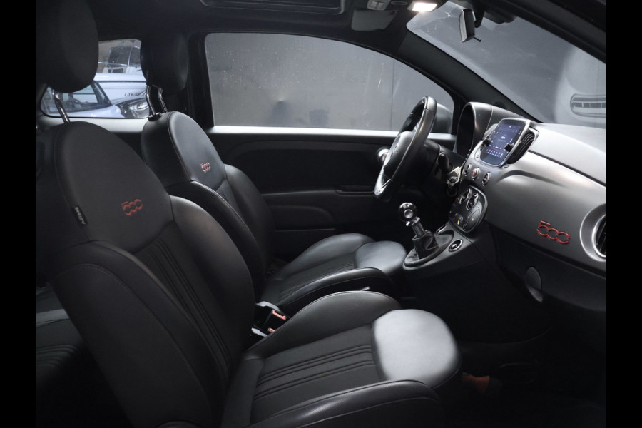 Fiat 500 1.0 Hybrid Sport (SCHUIFDAK,APPLECARPLAY,NAVI,PDC,DIGITAL COCKPIT,CLIMATE,CRUISE,LED,SPORTSTOELEN,LM VELGEN,NETTE STAAT)