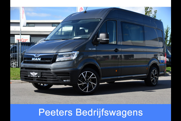 MAN TGE 3.180 35 2.0 L3H3 DC PB Edition Camera, Cruise, Carplay, LED, Automaat, Stoelverwarming, Leder, Trekhaak, Sensoren, Uniek!