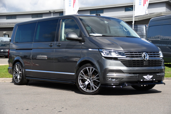 Volkswagen Transporter 2.0 TDI L2H1 32 DC Caravelle Virtual, Adaptieve Cruise, Carplay, LED, Leder, 2 x Electrische deur, Automaat, Clima, Stoelverwarming, Uniek! Bulli / Highline