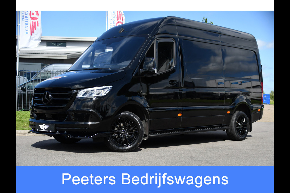 Mercedes-Benz Sprinter 317 1.9 CDI L2H2 RWD Black Edition Camera, Cruise, Carplay, LED, Automaat, Mbux, 170pk, Trekhaak, Uniek!