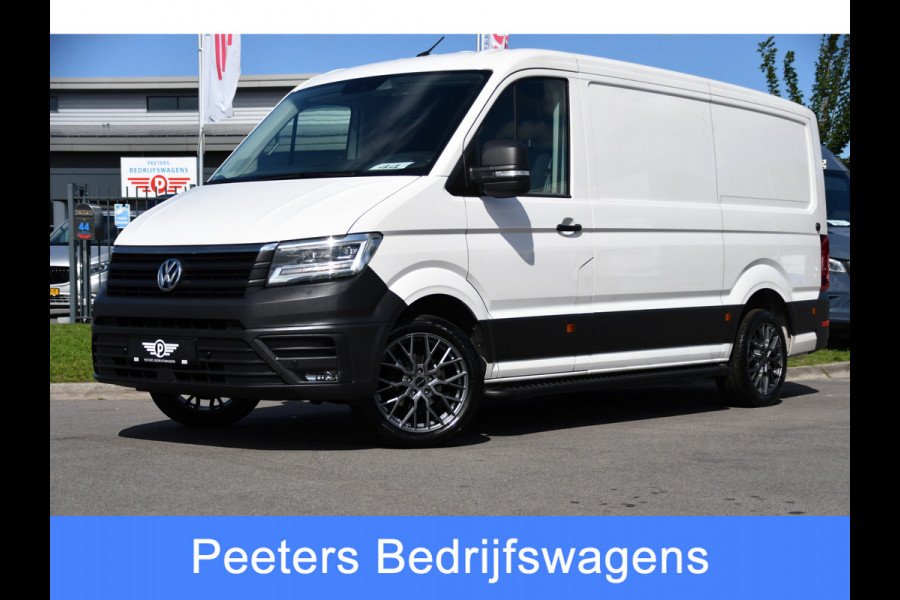 Volkswagen Crafter 35 2.0 TDI L3H2 PB Edition Camera, Cruise, Carplay, LED, Stoelverwarming, Clima, Multimedia, 177pk, Automaat, Uniek!