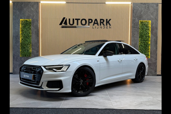 Audi A6 Limousine 55 TFSI e quattro 3X S-LINE|PANO|MATRIX LED|MEMORY|KEYLESS|CARPLAY|SFEERVERLICHTING|NIGHTPAKKET|DEALER ONDERHOUD