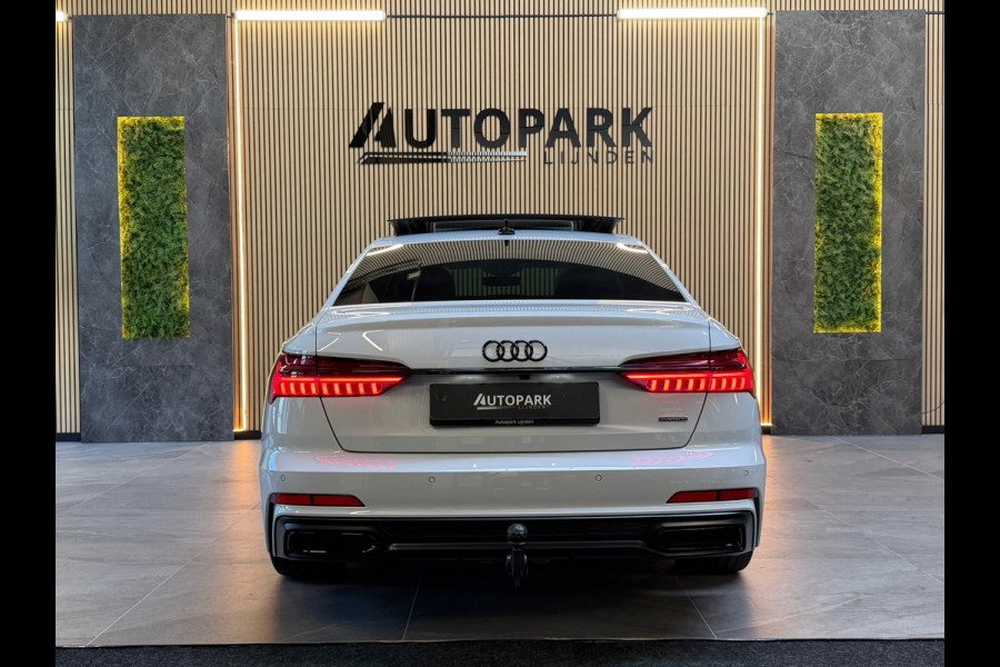 Audi A6 Limousine 55 TFSI e quattro 3X S-LINE|PANO|MATRIX LED|MEMORY|KEYLESS|CARPLAY|SFEERVERLICHTING|NIGHTPAKKET|DEALER ONDERHOUD