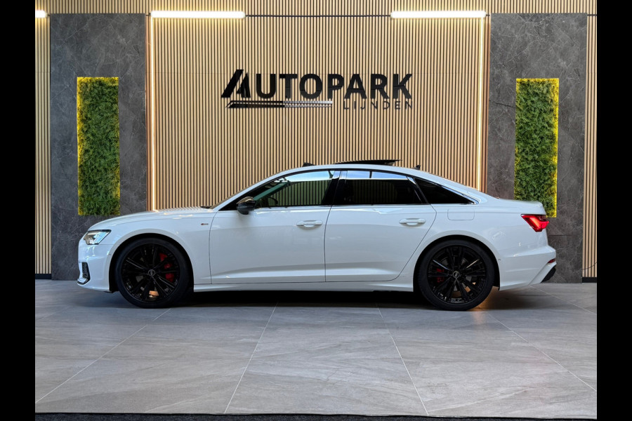 Audi A6 Limousine 55 TFSI e quattro 3X S-LINE|PANO|MATRIX LED|MEMORY|KEYLESS|CARPLAY|SFEERVERLICHTING|NIGHTPAKKET|DEALER ONDERHOUD