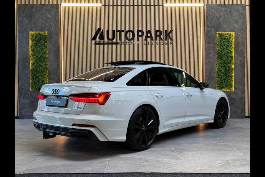 Audi A6 Limousine 55 TFSI e quattro 3X S-LINE|PANO|MATRIX LED|MEMORY|KEYLESS|CARPLAY|SFEERVERLICHTING|NIGHTPAKKET|DEALER ONDERHOUD