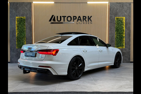 Audi A6 Limousine 55 TFSI e quattro 3X S-LINE|PANO|MATRIX LED|MEMORY|KEYLESS|CARPLAY|SFEERVERLICHTING|NIGHTPAKKET|DEALER ONDERHOUD