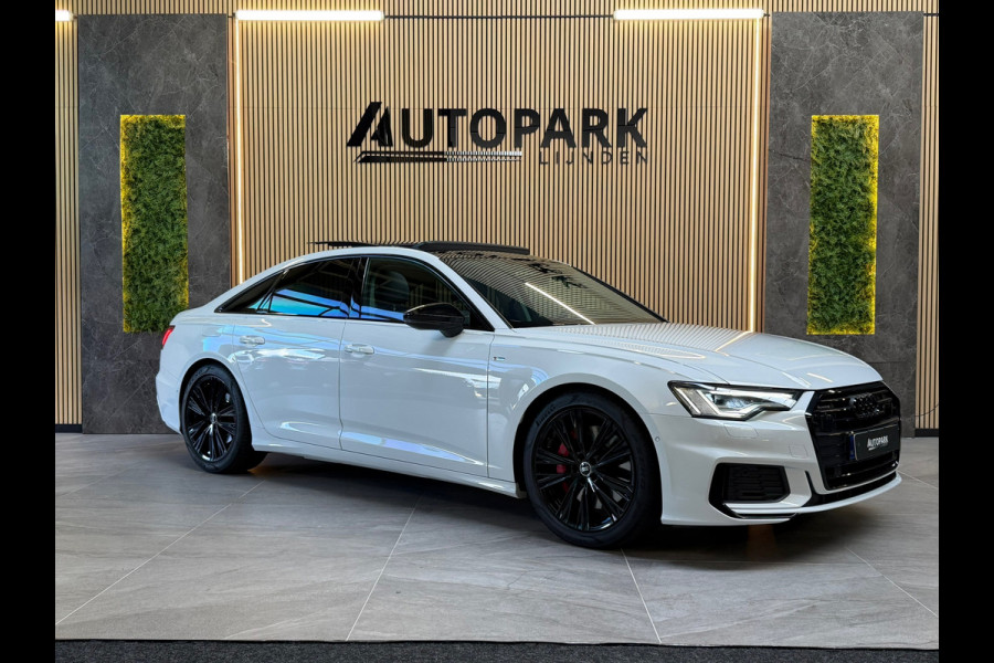 Audi A6 Limousine 55 TFSI e quattro 3X S-LINE|PANO|MATRIX LED|MEMORY|KEYLESS|CARPLAY|SFEERVERLICHTING|NIGHTPAKKET|DEALER ONDERHOUD