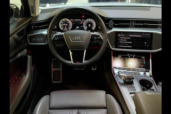 Audi A6 Limousine 55 TFSI e quattro 3X S-LINE|PANO|MATRIX LED|MEMORY|KEYLESS|CARPLAY|SFEERVERLICHTING|NIGHTPAKKET|DEALER ONDERHOUD