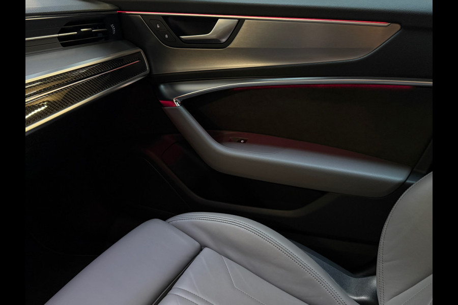 Audi A6 Limousine 55 TFSI e quattro 3X S-LINE|PANO|MATRIX LED|MEMORY|KEYLESS|CARPLAY|SFEERVERLICHTING|NIGHTPAKKET|DEALER ONDERHOUD