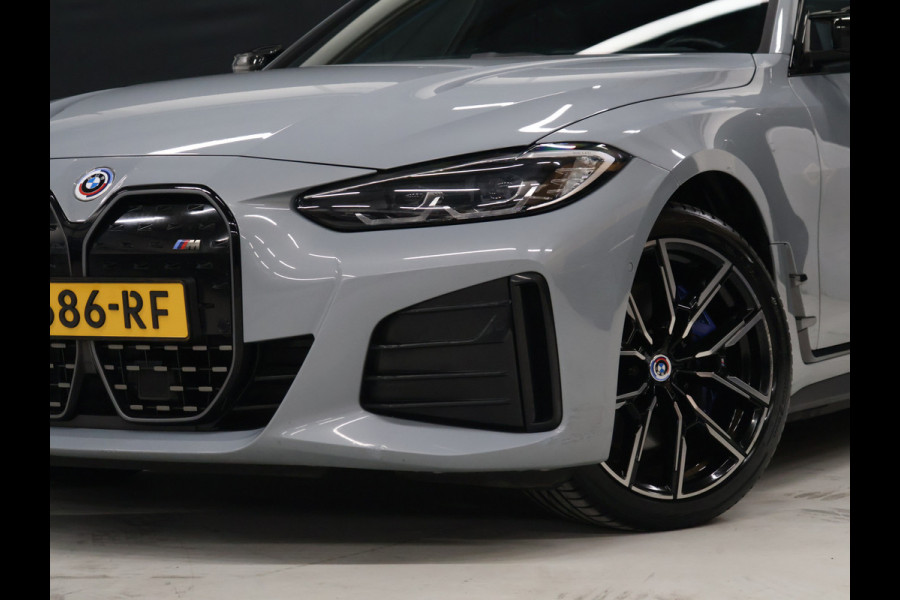 BMW i4 M50 High Executive 84 kWh [TREKHAAK, APPLE CARPLAY, HEAD-UP DISPLAY, STOELVERWARMING, CRUISE CONTROL, CAMERA, PDC V+A, ELEKTRISCHE ACHTERKLEP, NAVIGATIE, LED, LEDER, NIEUWSTAAT]