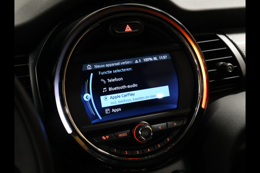 MINI 5-deurs 1.5 Cooper [APPLE CARPLAY, ANDROID, CRUISE CONTROL, LEDEREN STUUR, AIRCO, MULTIFUNCTIONEEL STUUR, NAVIGATIE, NIEUWSTAAT]