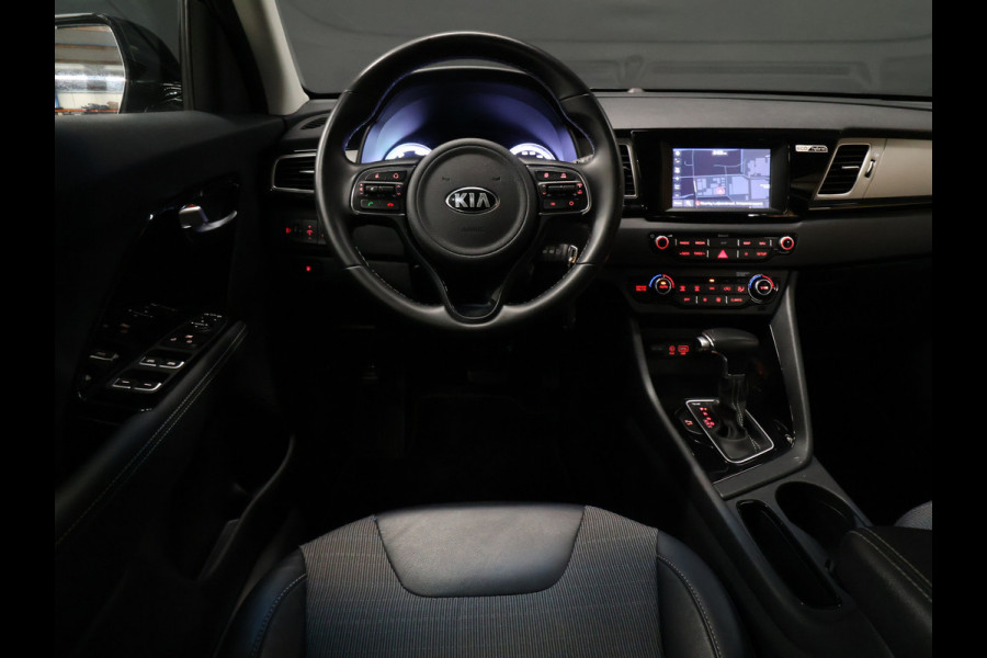 Kia Niro 1.6 GDi Hybrid DynamicLine [APPLECARPLAY, ANDROID, ACHTERUITRIJCAMERA, CRUISECONTROL, CLIMATE CONTROL, HALFLEDER, NAVIGATIE, LANE ASSIST, BLUETOOTH, NIEUWSTAAT]