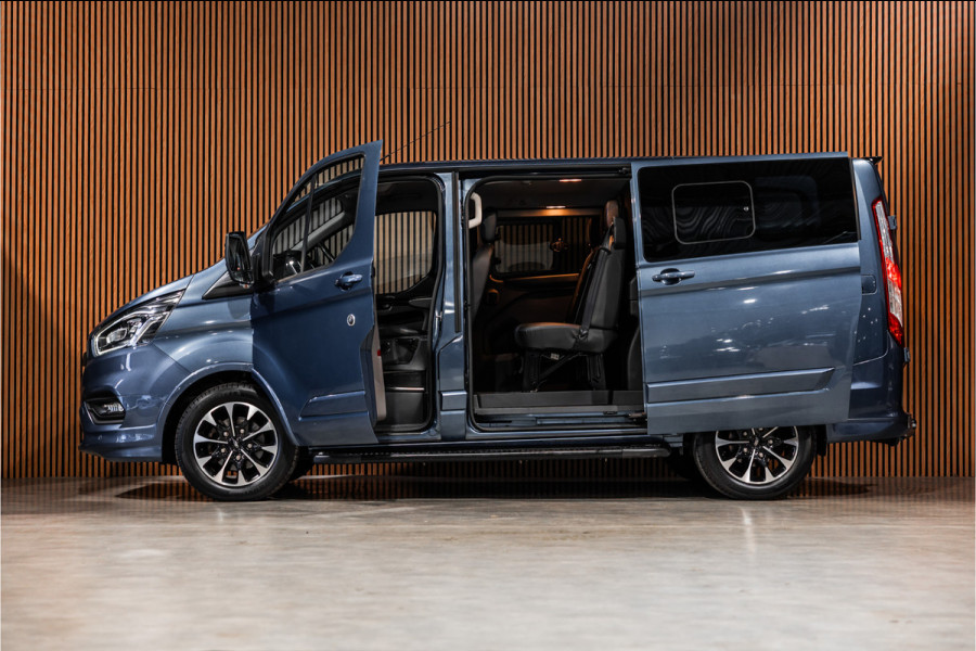 Ford Transit Custom 2.0 TDCI 185 PK Sport | Marge | BPM & BTW Vrij | ACC | Bi-Xenon | Camera | Navigatie | CarPlay | DAB | Trekhaak | Cruise control | Nieuwe APK