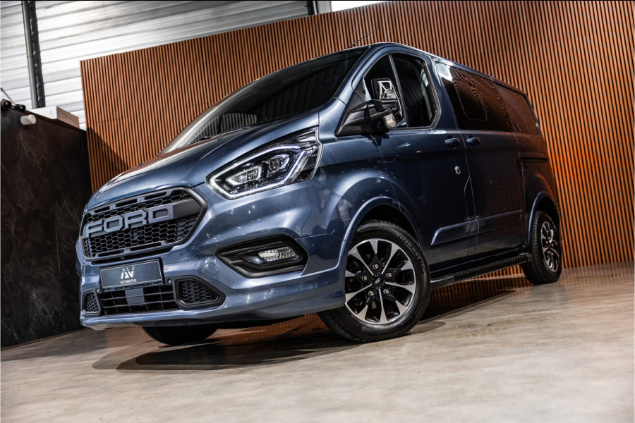 Ford Transit Custom 2.0 TDCI 185 PK Sport | Marge | BPM & BTW Vrij | ACC | Bi-Xenon | Camera | Navigatie | CarPlay | DAB | Trekhaak | Cruise control | Nieuwe APK