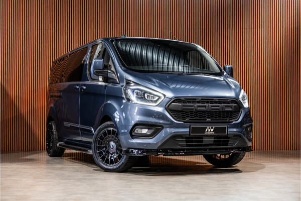 Ford Transit Custom 320 2.0 TDCI L2H1 Platinum Edition DC | Bi-Xenon | Navigatie | CarPlay | Camera | Lederen bekleding | Stoelverwarming | L+R Schuifdeur | DAB | Dubbel cabine | Nieuwe APK | Euro 6