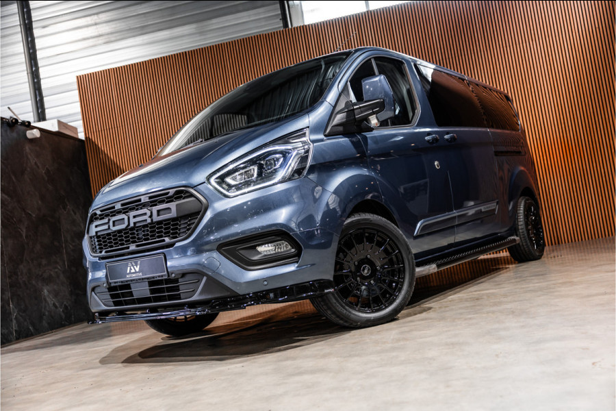 Ford Transit Custom 320 2.0 TDCI L2H1 Platinum Edition DC | Bi-Xenon | Navigatie | CarPlay | Camera | Lederen bekleding | Stoelverwarming | L+R Schuifdeur | DAB | Dubbel cabine | Nieuwe APK | Euro 6