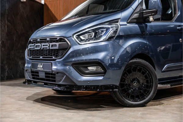 Ford Transit Custom 320 2.0 TDCI L2H1 Platinum Edition DC | Bi-Xenon | Navigatie | CarPlay | Camera | Lederen bekleding | Stoelverwarming | L+R Schuifdeur | DAB | Dubbel cabine | Nieuwe APK | Euro 6