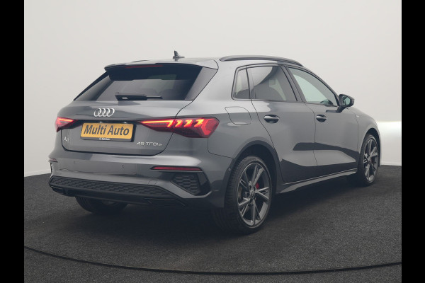 Audi A3 Sportback 45 TFSI e S Line PHEV 245pk Dealer O.H. | Adaptive Cruise | Camera | Sportstoelen Verwarmd | Apple Carplay | Blis | Navigatie | DAB | Virtual | 18" L.M