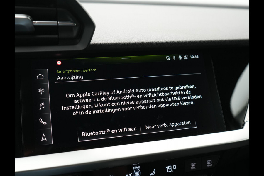 Audi A3 Sportback 45 TFSI e S Line PHEV 245pk Dealer O.H. | Adaptive Cruise | Camera | Sportstoelen Verwarmd | Apple Carplay | Blis | Navigatie | DAB | Virtual | 18" L.M