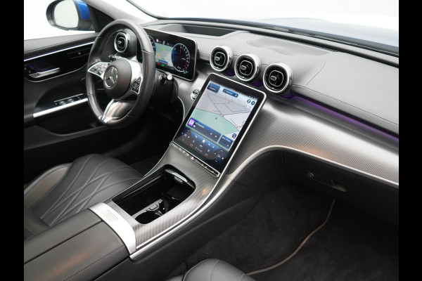 Mercedes-Benz C-Klasse Estate 300 e Avantgarde 313pk Dealer O.H | Trekhaak Af Fabriek | Panodak | Adaptive Cruise | 360 Camera | Digital LED | Head Up | Lederen Sportstoelen Verwarmd | Keyless | Apple Carplay | Virtual | Sfeerverlichting | Navigatie | DAB