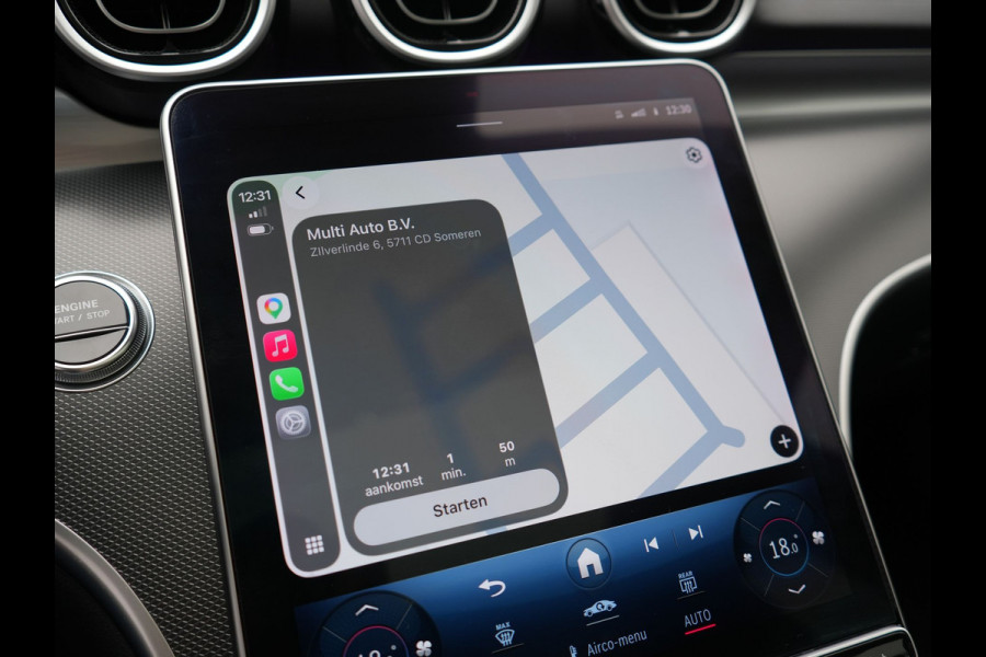 Mercedes-Benz C-Klasse Estate 300 e Avantgarde 313pk Dealer O.H | Trekhaak Af Fabriek | Panodak | Adaptive Cruise | 360 Camera | Digital LED | Head Up | Lederen Sportstoelen Verwarmd | Keyless | Apple Carplay | Virtual | Sfeerverlichting | Navigatie | DAB
