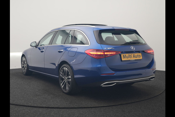 Mercedes-Benz C-Klasse Estate 300 e Avantgarde 313pk Dealer O.H | Trekhaak Af Fabriek | Panodak | Adaptive Cruise | 360 Camera | Digital LED | Head Up | Lederen Sportstoelen Verwarmd | Keyless | Apple Carplay | Virtual | Sfeerverlichting | Navigatie | DAB