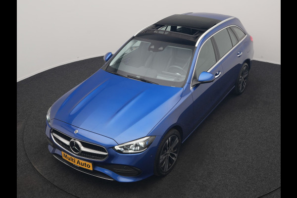 Mercedes-Benz C-Klasse Estate 300 e Avantgarde 313pk Dealer O.H | Trekhaak Af Fabriek | Panodak | Adaptive Cruise | 360 Camera | Digital LED | Head Up | Lederen Sportstoelen Verwarmd | Keyless | Apple Carplay | Virtual | Sfeerverlichting | Navigatie | DAB