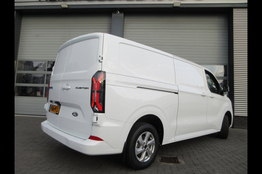Ford E-Transit Cust. 340 L2, Limited, 71kWh, 218pk, Carplay, Camera, 3-Zits, Stoelverwarming.